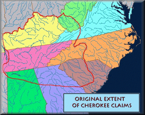 The land of the Cherokees